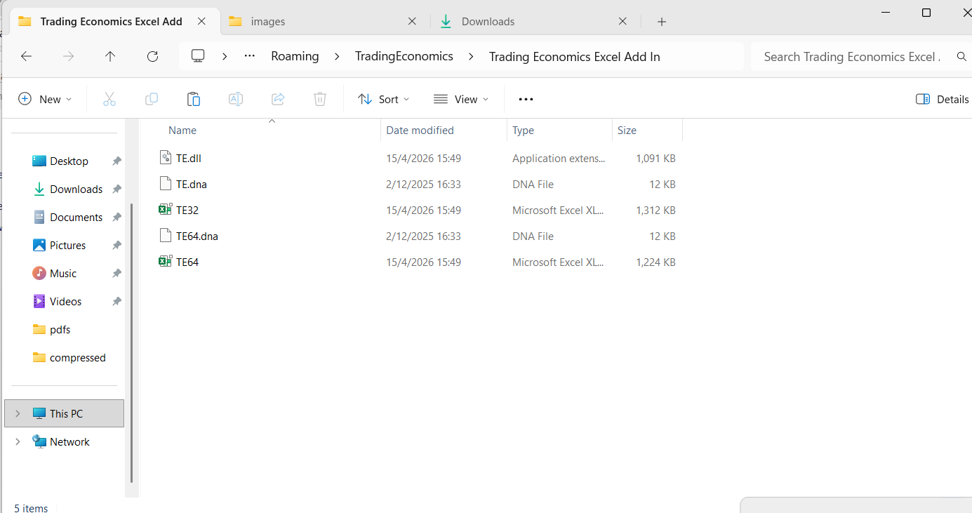 Excel desktop add-in installation folder