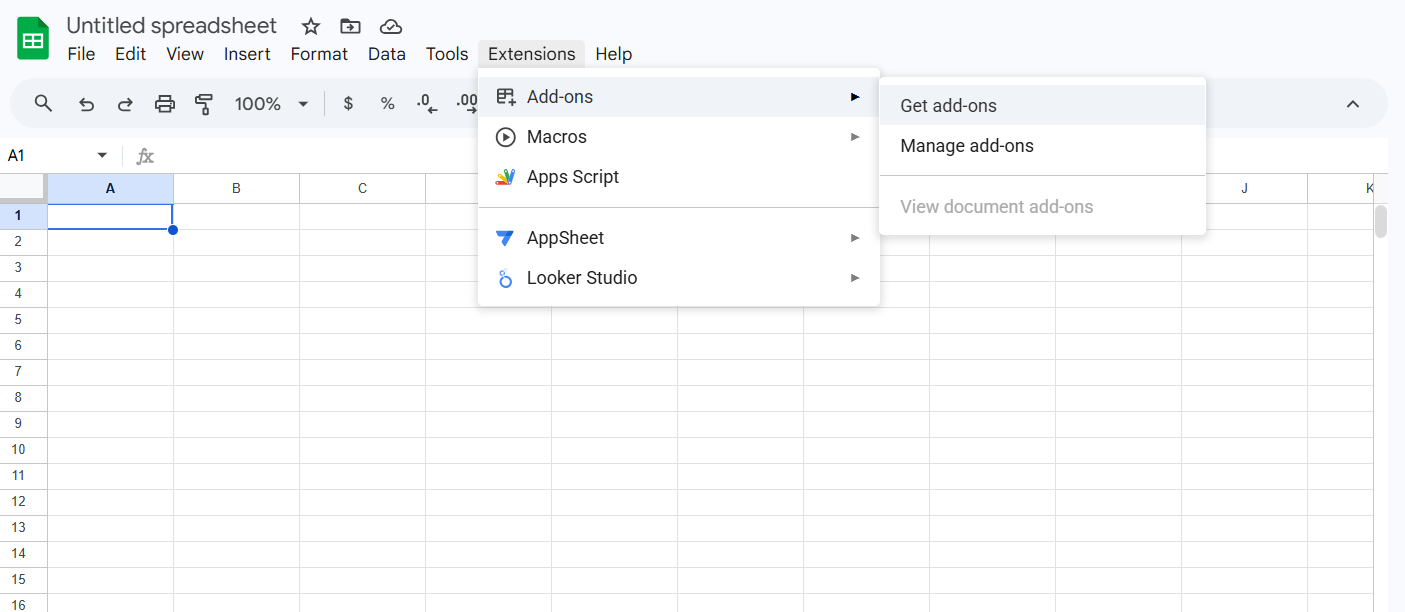 Extensions → Add-ons → Get add-ons